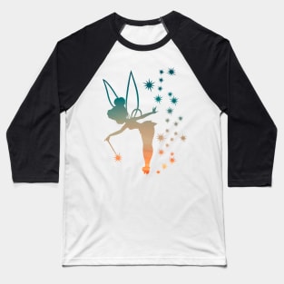 Sunset Tinkerbell Baseball T-Shirt